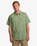 Billabong Funktionshemd Sundays Grün/Dunkelgrün/Blau/Khaki