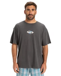 Quiksilver T-Shirt Gh Qs Global Heat Dunkelgrau/Hellgrau/Grau