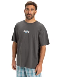 Quiksilver T-Shirt Gh Qs Global Heat Dunkelgrau/Hellgrau/Grau