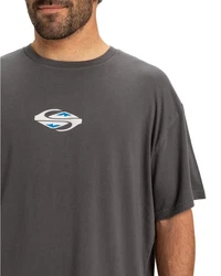 Quiksilver T-Shirt Gh Qs Global Heat Dunkelgrau/Hellgrau/Grau