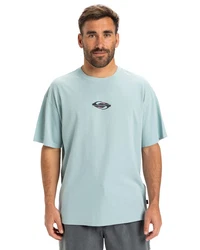 Quiksilver T-Shirt Gh Qs Global Heat Blau/Hellblau/Grün