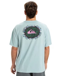 Quiksilver T-Shirt Gh Qs Global Heat Blau/Hellblau/Grün