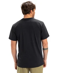 Quiksilver T-Shirt Ev Shape All Day Schwarz/Mischfarben/Braun/Gelb