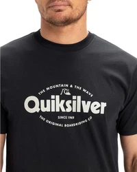 Quiksilver T-Shirt Ev Shape All Day Schwarz/Mischfarben/Braun/Gelb