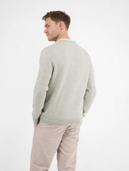 LERROS Strickpullover STRICK Grau/Khaki/Beige