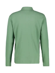 LERROS Langarmshirt Langarmpolo Grün/Hellgrün/Türkis