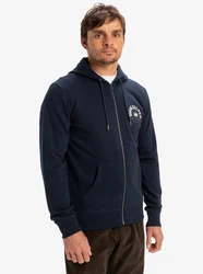 Quiksilver Hoodie Graphic Dunkelblau/Hellblau/Blau