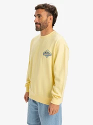 Quiksilver Sweatshirt Spin Cycle Gelb