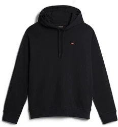 Napapijri Balis H Sum Sweatshirt Herren Langarm-Kapuzenpullover mit Reißverschluss Schwarz/Rosa/Grau