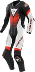 Dainese Motorradkombi Laguna Seca 6 1-Teiler Weiß/Braun/Dunkelrot/Rot/Grau