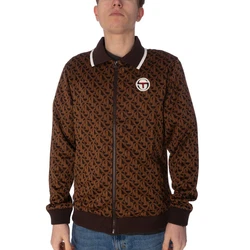 Sergio Tacchini Sweatjacke Perry Monogram Braun/Orange/Dunkelbraun/Rot