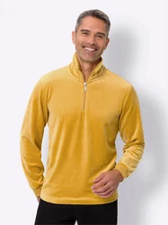 Sieh an! Sweater Langarmshirt Gelb