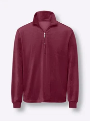 Sieh an! Sweater Langarmshirt Dunkelrot/Bordeaux