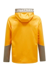Peak Performance Fleecejacke Rider Zip Hood Braun/Gelb