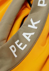 Peak Performance Fleecejacke Rider Zip Hood Braun/Gelb