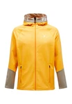 Peak Performance Fleecejacke Rider Zip Hood Braun/Gelb