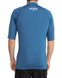 Billabong Rash Guard Waves All Day Hellblau/Blau/Grün
