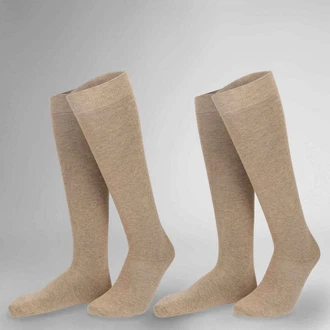 Hudson Kniestrümpfe Only 2-Pack Beige/Khaki/Weiß