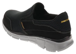Skechers Equalizer Slip-On Sneaker Schwarz/Lila