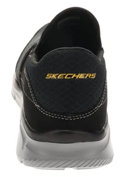 Skechers Equalizer Slip-On Sneaker Schwarz/Lila