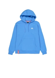 Alpha Industries Hoodie Basic Hoodie Small Logo Hellblau/Blau