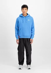 Alpha Industries Hoodie Basic Hoodie Small Logo Hellblau/Blau