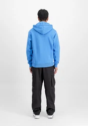 Alpha Industries Hoodie Basic Hoodie Small Logo Hellblau/Blau
