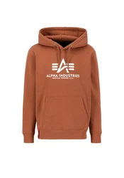Alpha Industries Kapuzenpullover Basic Hoodie Herren Orange/Braun/Beige/Rot