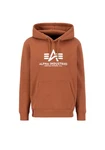 Alpha Industries Kapuzenpullover Basic Hoodie Herren Orange/Braun/Beige/Rot