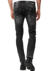 Rusty Neal Herren Jeans Yamato Dunkelgrau/Grau/Schwarz