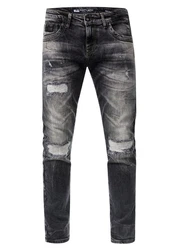 Rusty Neal Herren Jeans Yamato Dunkelgrau/Grau/Schwarz