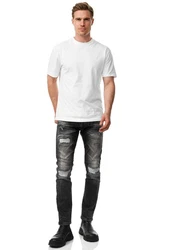 Rusty Neal Herren Jeans Yamato Dunkelgrau/Grau/Schwarz