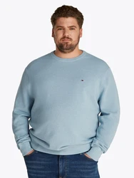Tommy Hilfiger Big & Tall Pullover ESSENTIAL Hellblau/Blau/Grau