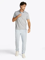 TOMMY HILFIGER Poloshirt SEASONAL Grau/Hellgrau