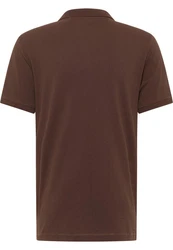 MUSTANG Kurzarmshirt Style Palco Dunkelbraun/Braun/Grau/Khaki/Dunkelrot