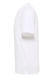 MUSTANG Kurzarmshirt Style Palco Weiß/Creme/Grau