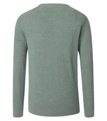 CASAMODA Strickpullover Grün/Dunkelgrün/Türkis