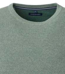 CASAMODA Strickpullover Grün/Dunkelgrün/Türkis