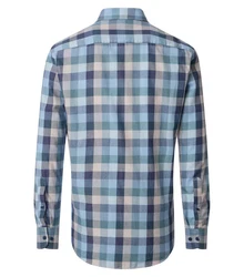 CASAMODA Langarmhemd Freizeithemd B.D. Comfort Fit Blau/Dunkelblau/Hellblau