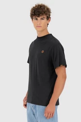 Alife & Kickin Rundhalsshirt Herren MadsAK Schwarz/Orange/Braun/Dunkelgrau