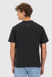 Alife & Kickin Rundhalsshirt Herren MadsAK Schwarz/Orange/Braun/Dunkelgrau