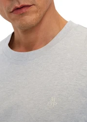 Marc O'Polo T-Shirt Grau/Hellgrau