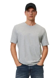 Marc O'Polo T-Shirt Grau/Hellgrau