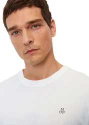 Marc O'Polo T-Shirt Weiß/Grau
