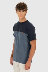 Alife & Kickin T-Shirt LeonardoAK Dunkelblau/Grau/Hellblau/Blau