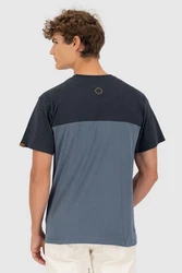 Alife & Kickin T-Shirt LeonardoAK Dunkelblau/Grau/Hellblau/Blau