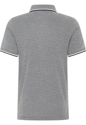 MUSTANG Kurzarmshirt Style Palco Grau/Hellgrau/Dunkelgrau