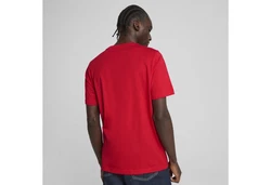 PUMA T-Shirt Essentials No. 1 Logo Herren Rot/Dunkelrot