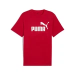 PUMA T-Shirt Essentials No. 1 Logo Herren Rot/Dunkelrot