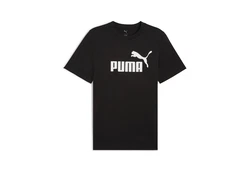 PUMA T-Shirt Essentials No. 1 Logo Herren Lila/Schwarz